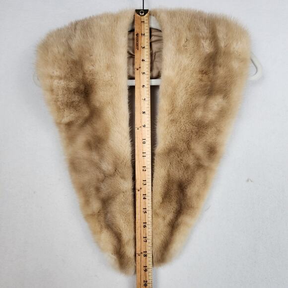 Authentic Mink Collar Unbranded With Snaps Beautiful Condition - Picture 9 of 12